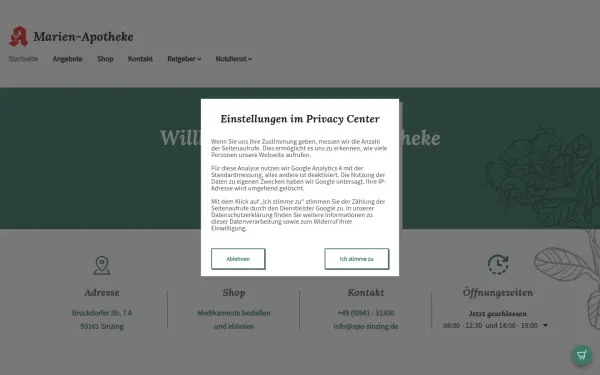 www.apo-sinzing.de