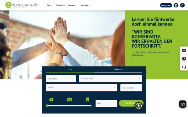 www.fuenfwerke.de