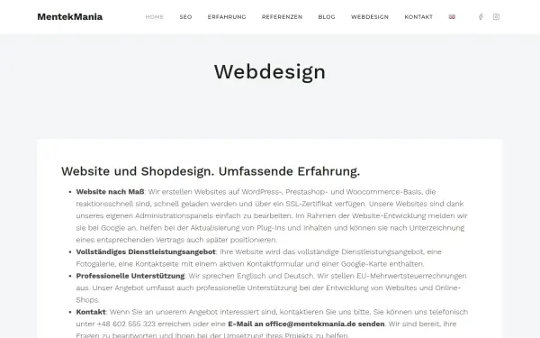 www.mentekmania.de