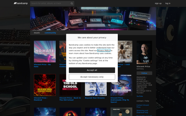 vincentpriceofc.bandcamp.com