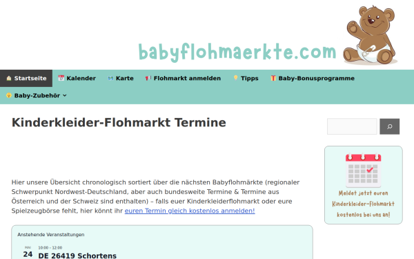 babyflohmaerkte.com