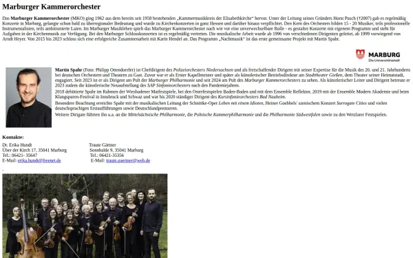 marburger-kammerorchester.de