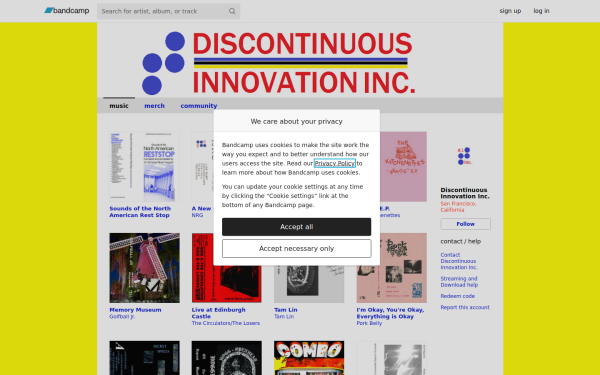 discontinuousinnovationinc.bandcamp.com