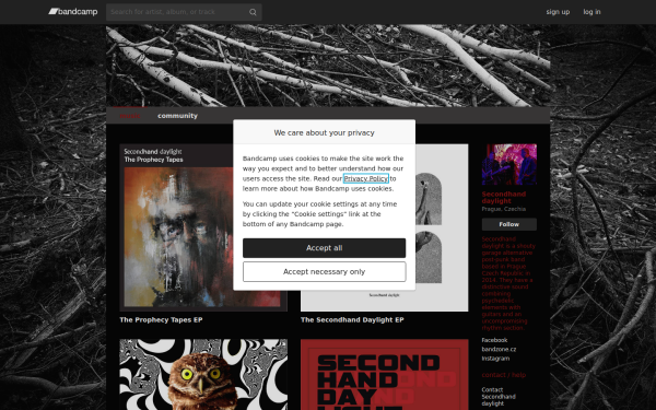 secondhanddaylight.bandcamp.com