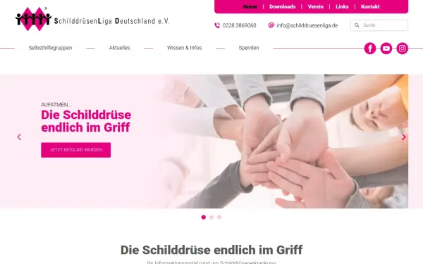 www.schilddruesenliga.de