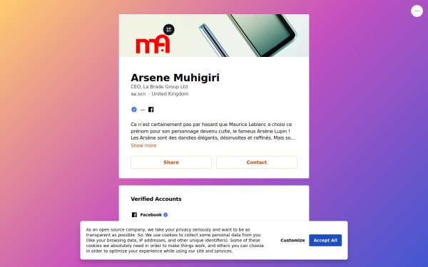 arsenemuhigiri.bio