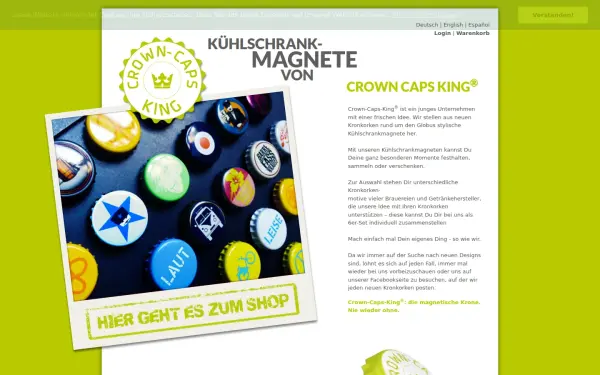 www.crown-caps-king.com