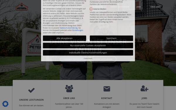 www.bauunternehmung-peters.de