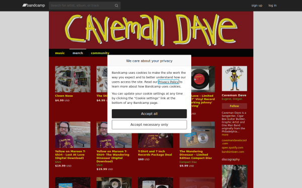 cavemandave.bandcamp.com