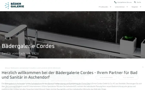 www.baedergalerie-cordes.de