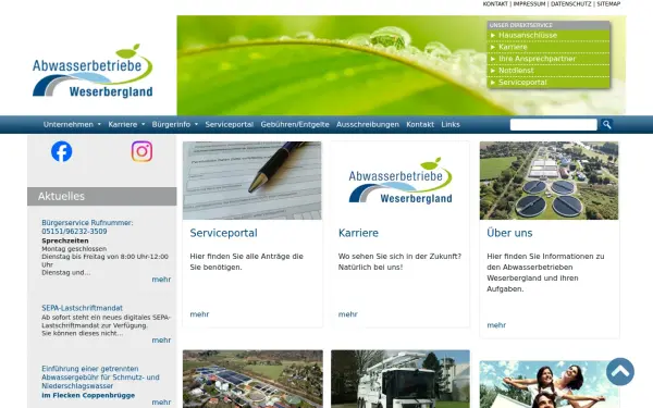abwasserbetriebe-weserbergland.de