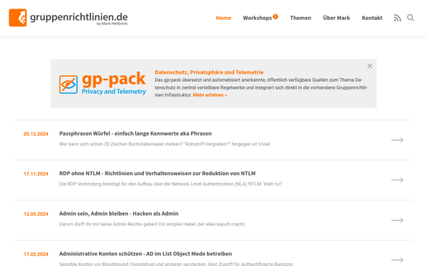 www.gruppenrichtlinien.de