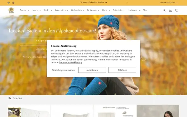 alpakawolletraum.com