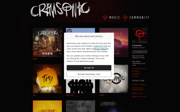 crimsonic.bandcamp.com