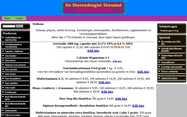 www.de-dierendrogist.nl