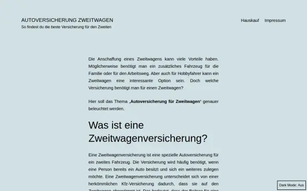 autoversicherung-zweitwagen.de
