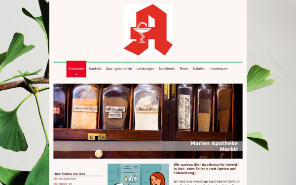 www.marien-apotheke-marktl.de
