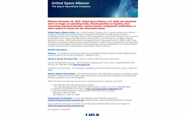 unitedspacealliance.com