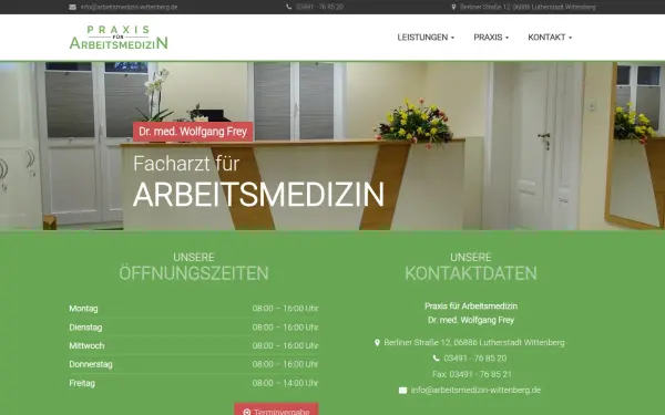 www.arbeitsmedizin-wittenberg.de