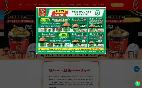 sshyderabadbiryani.com