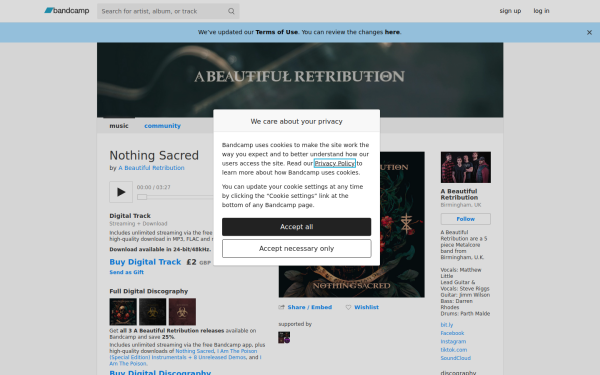 abeautifulretribution.bandcamp.com