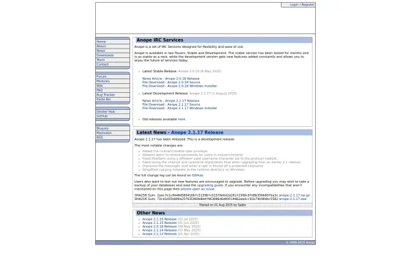www.anope.org