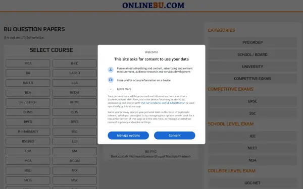 www.onlinebu.com