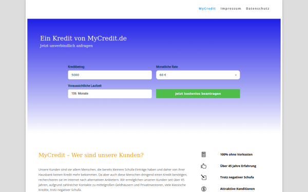 www.mycredit.de