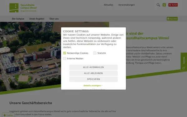 gesundheitscampuswesel.de
