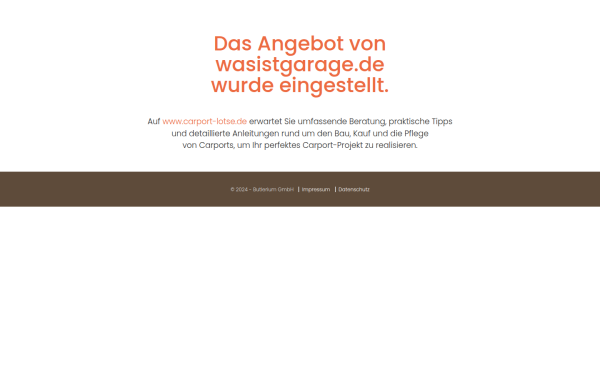 www.wasistgarage.de