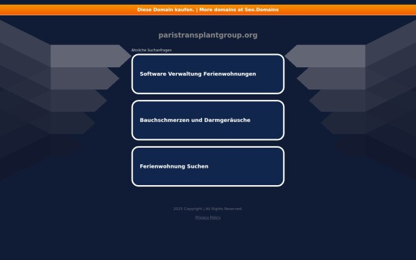 paristransplantgroup.org